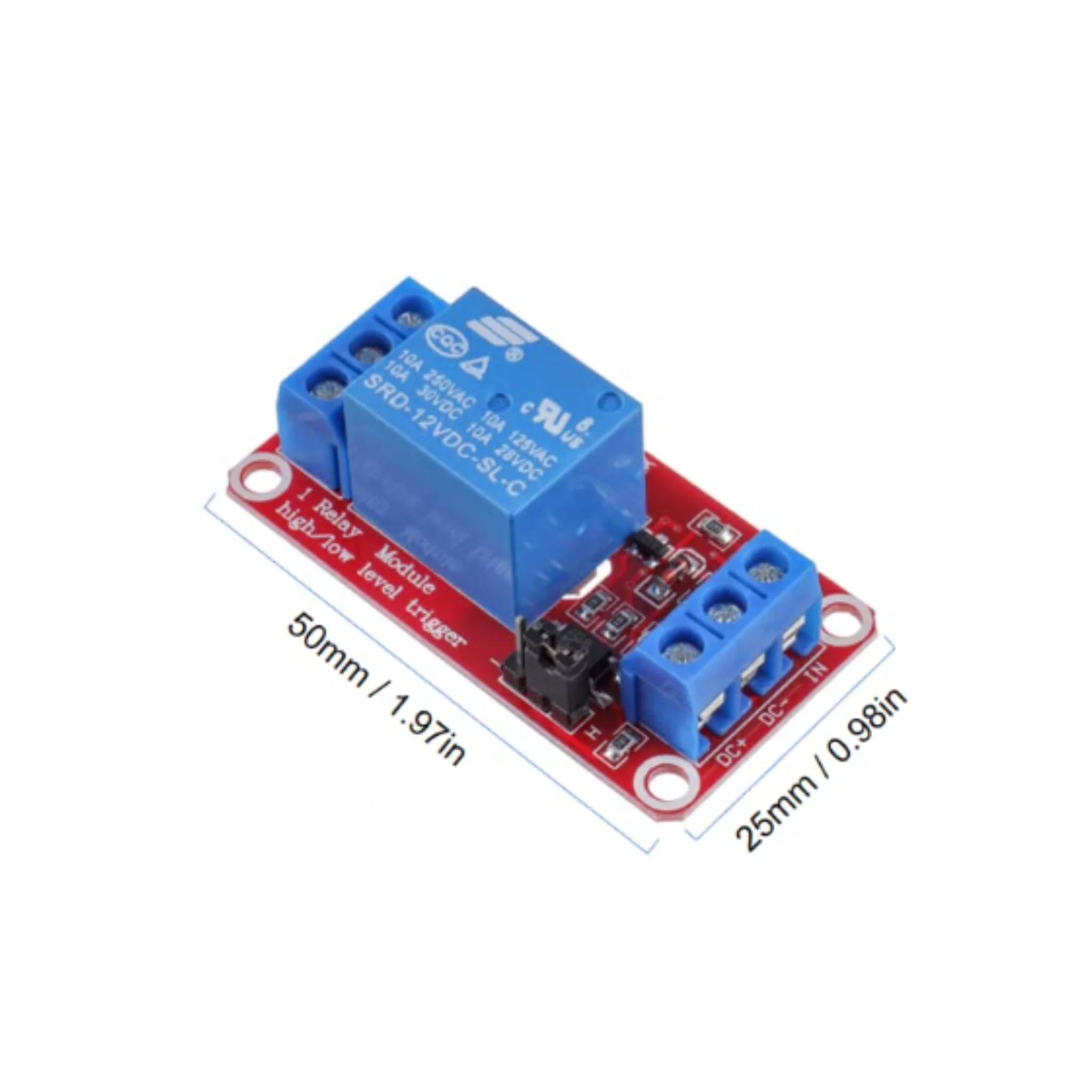 1-Channel 12V Relay Module for Arduino & Raspberry Pi - Image 2