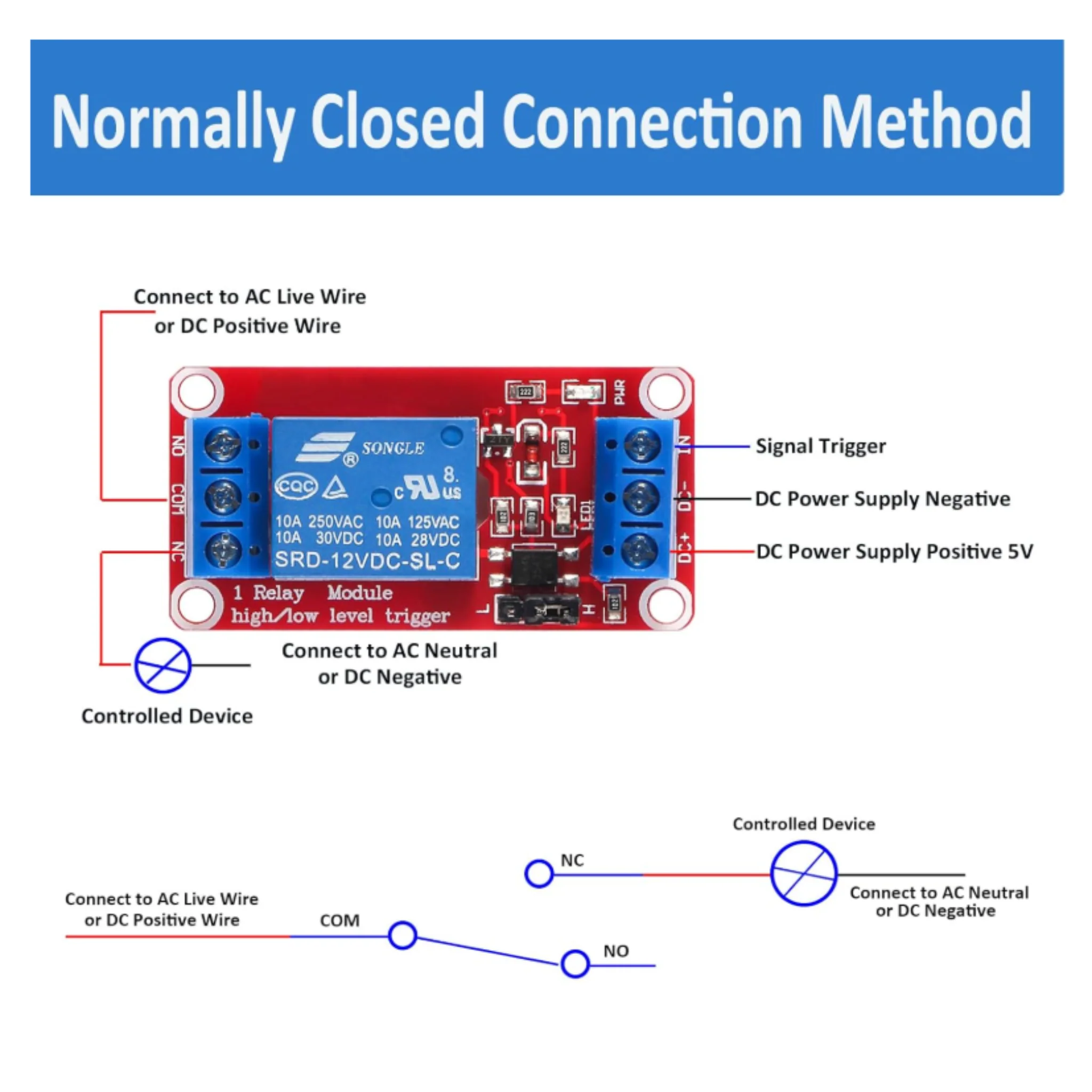 1-Channel 12V Relay Module for Arduino & Raspberry Pi - Image 4