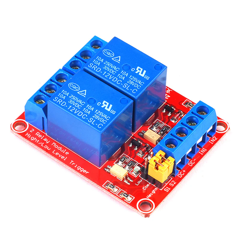 2-Channel 12V Relay Module for Arduino & Raspberry Pi - Image 4