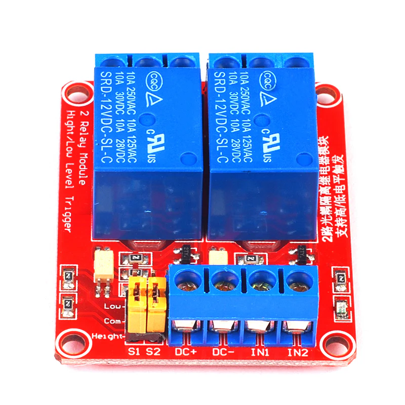 2-Channel 12V Relay Module for Arduino & Raspberry Pi - Image 5