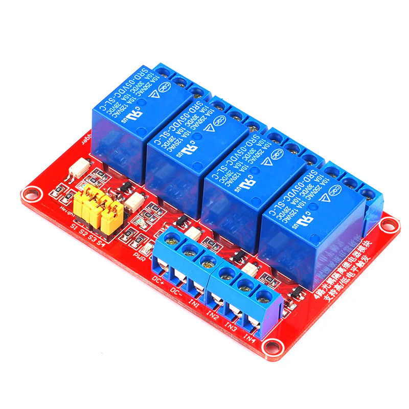 4-Channel 24V Relay Module for Arduino & Raspberry Pi
