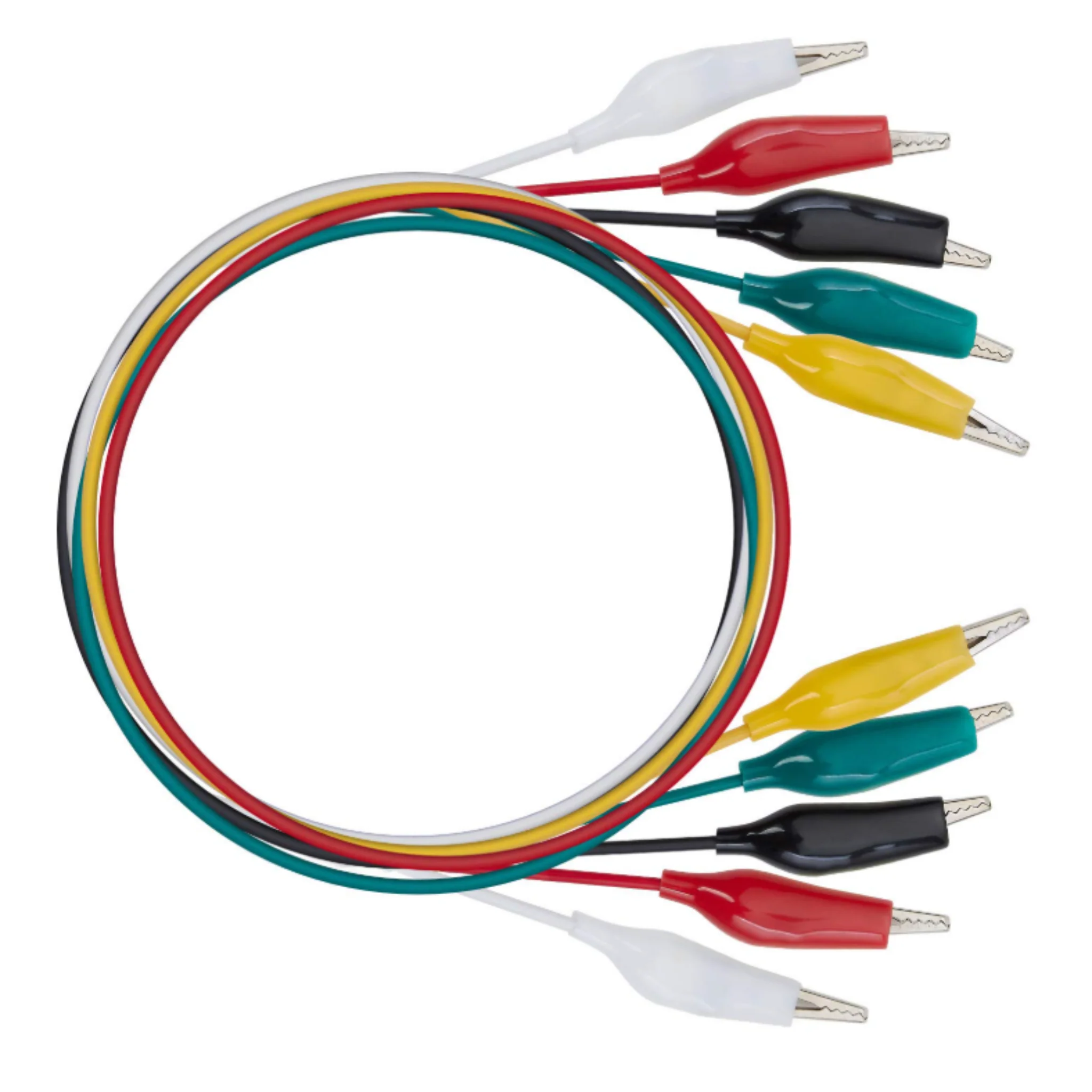 50cm Double-Ended Alligator Clip Test Leads (10pcs) for Arduino & Raspberry Pi - Image 2