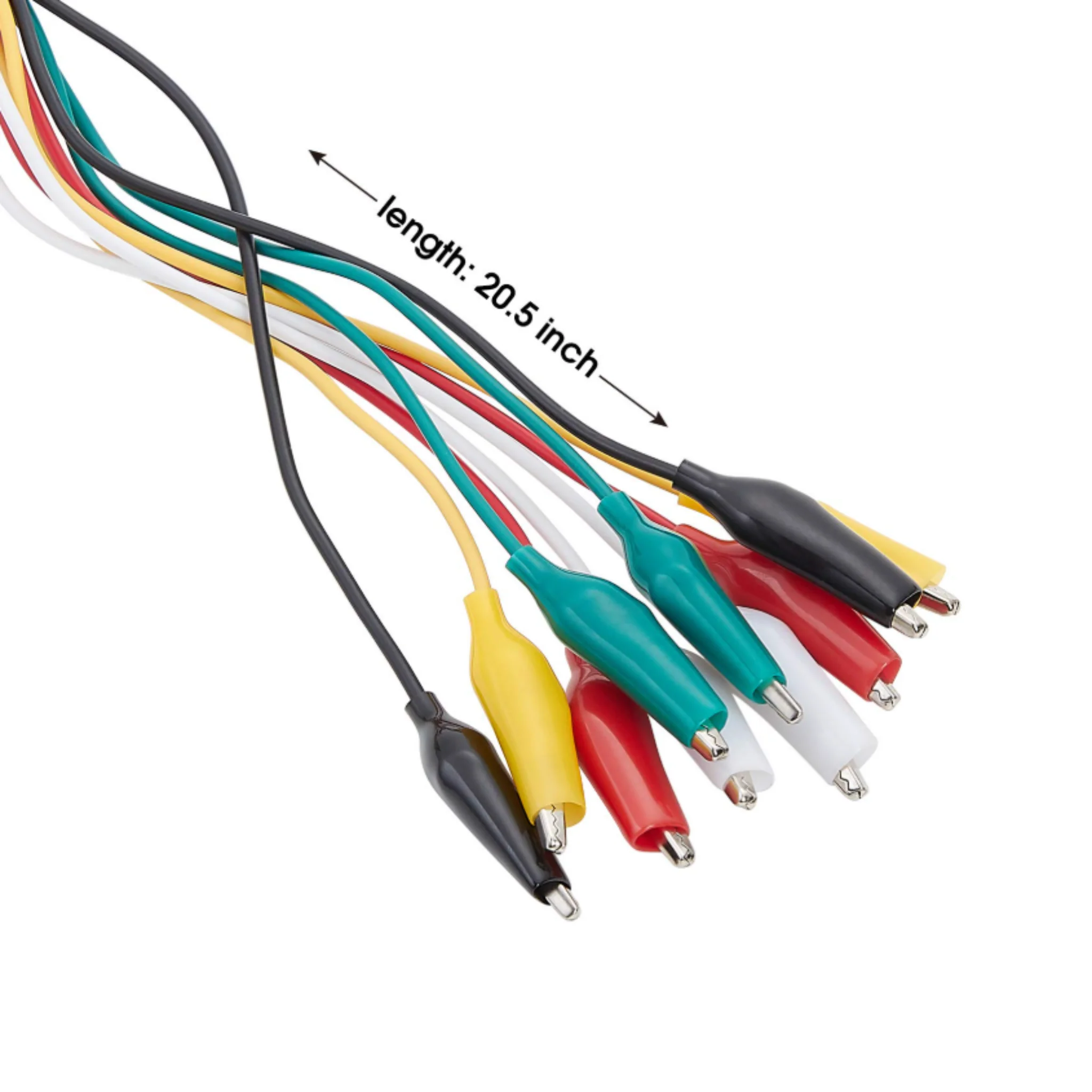 50cm Double-Ended Alligator Clip Test Leads (10pcs) for Arduino & Raspberry Pi - Image 4