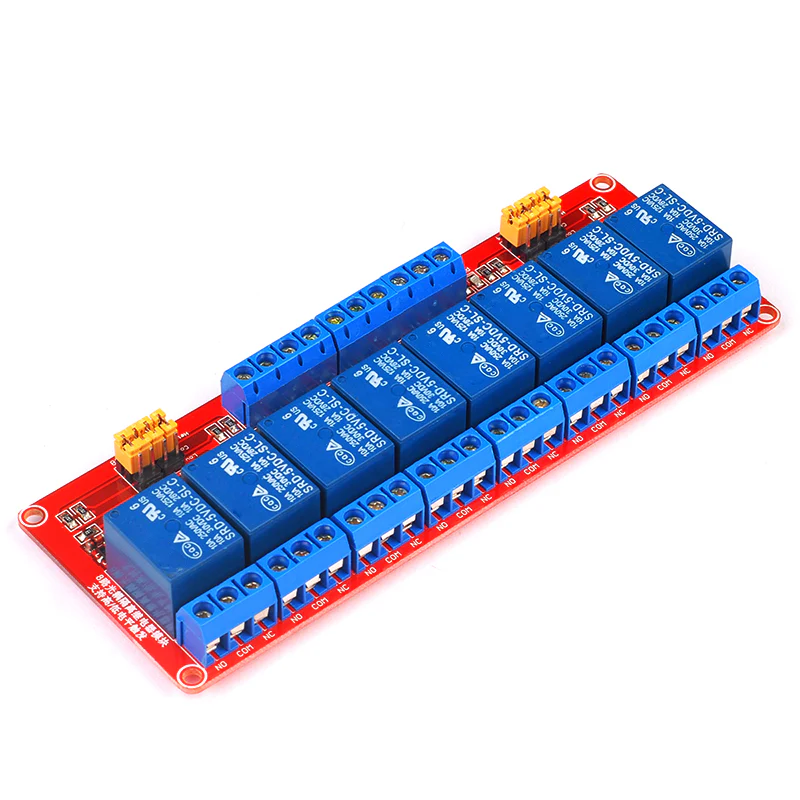 8-Channel 5V Relay Module for Arduino & Raspberry Pi - Image 2