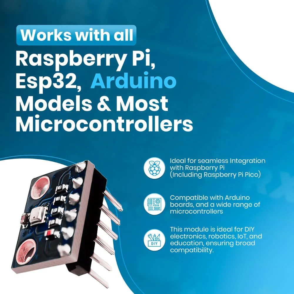 BME280 Pre-Soldered Temperature, Pressure & Humidity Sensor for Arduino & Raspberry Pi - Image 8