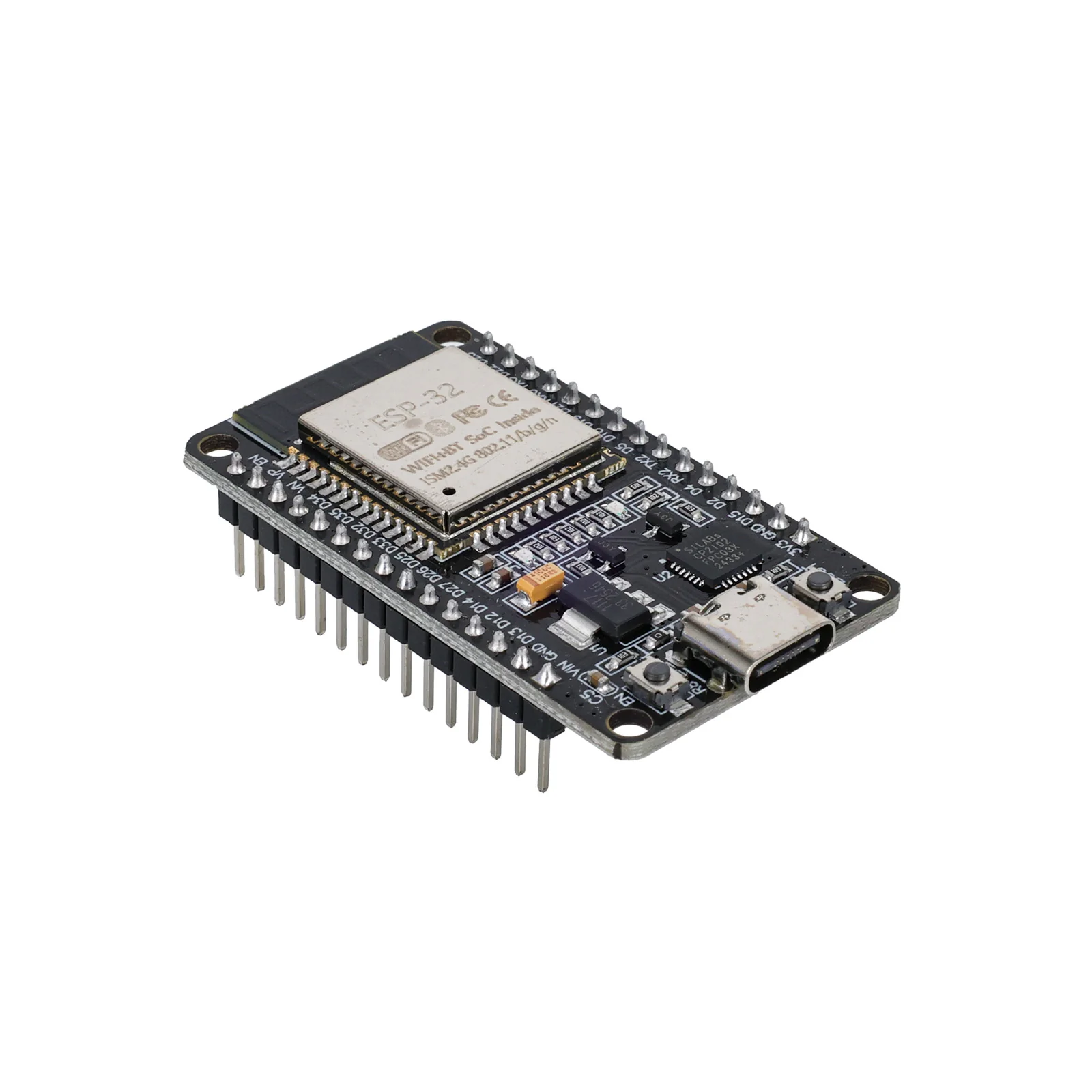 ESP-WROOM-32 (ESP-32S) ESP32 Dev Board CP2102 USB-C Pre-Soldered - Image 6