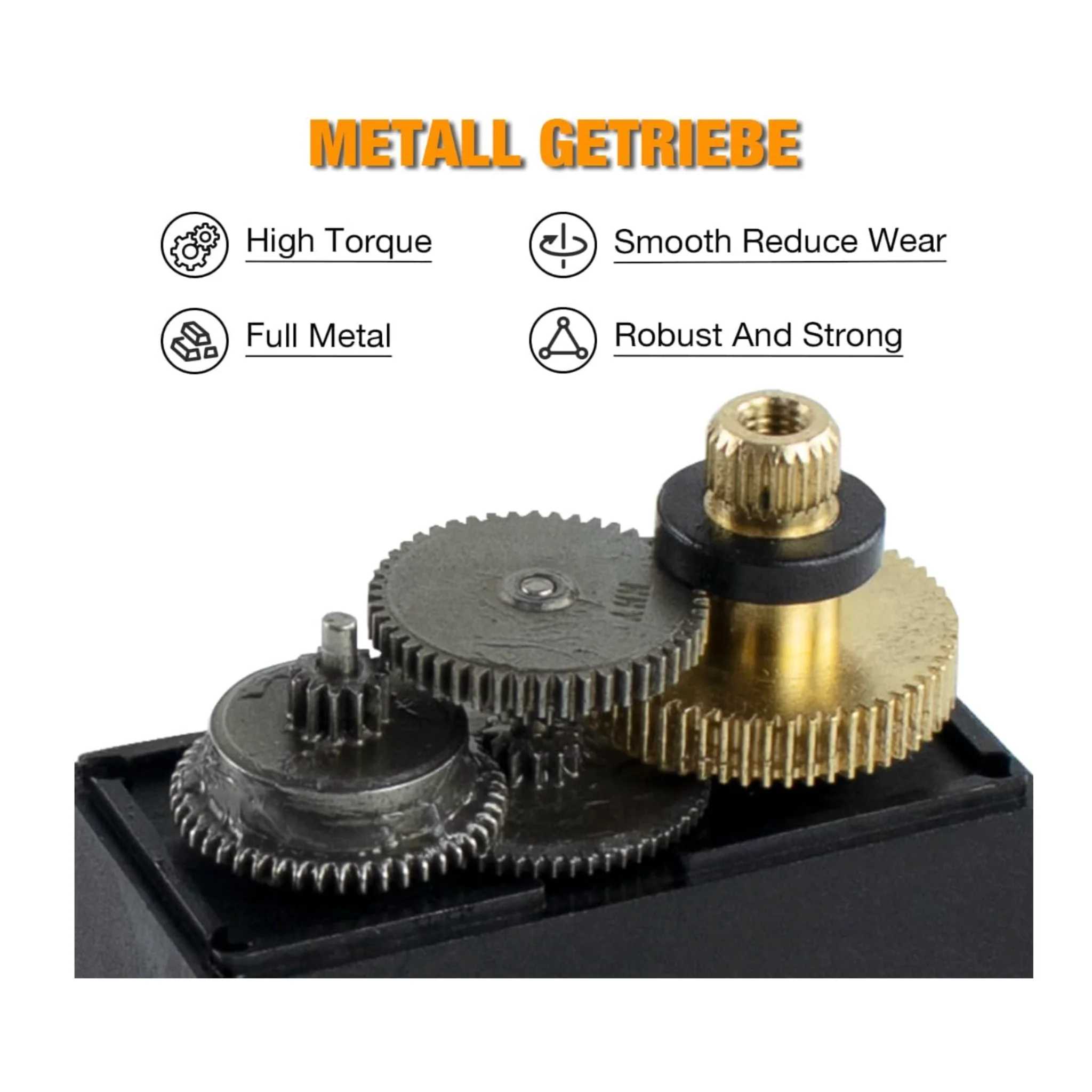 MG995 Metal Gear Servo Motor 12kg High Torque 180 Degree - Image 3