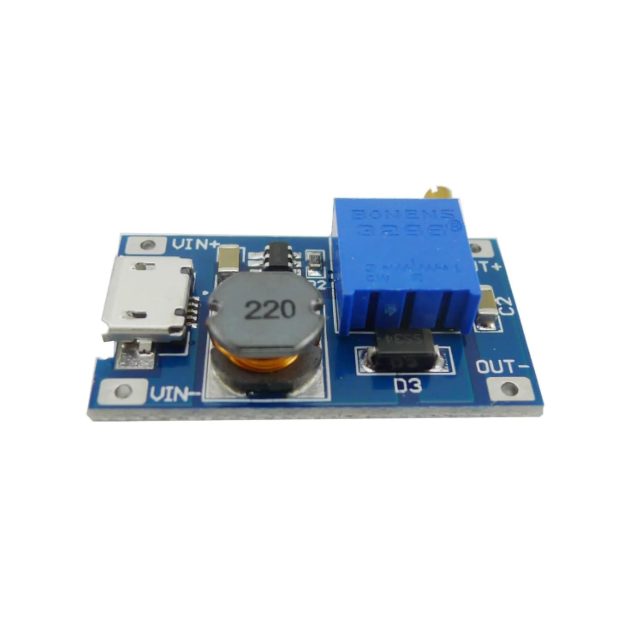 MT3608 DC-DC Step-Up Boost Converter 2A Adjustable Power Module for Arduino - Image 3