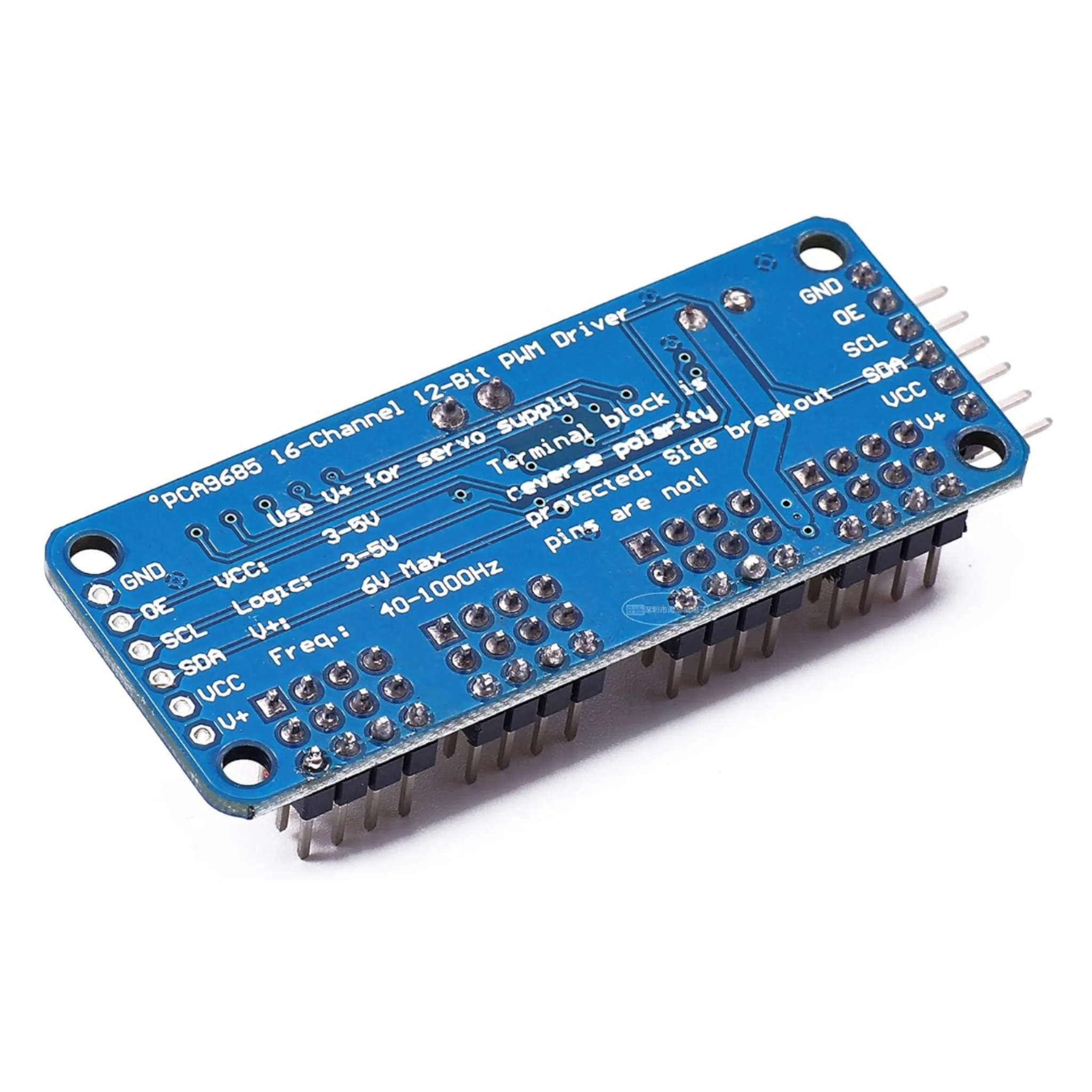 PCA9685 16-Channel 12-Bit PWM Servo Motor Driver I2C for Arduino & Raspberry Pi - Image 3