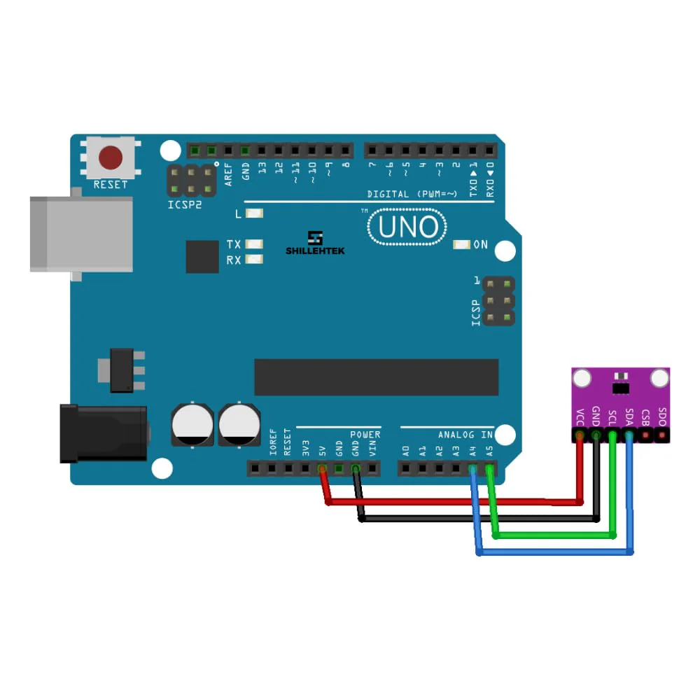 BMP280 Pre-Soldered Pressure & Temperature Sensor for Arduino & Raspberry Pi - Image 8