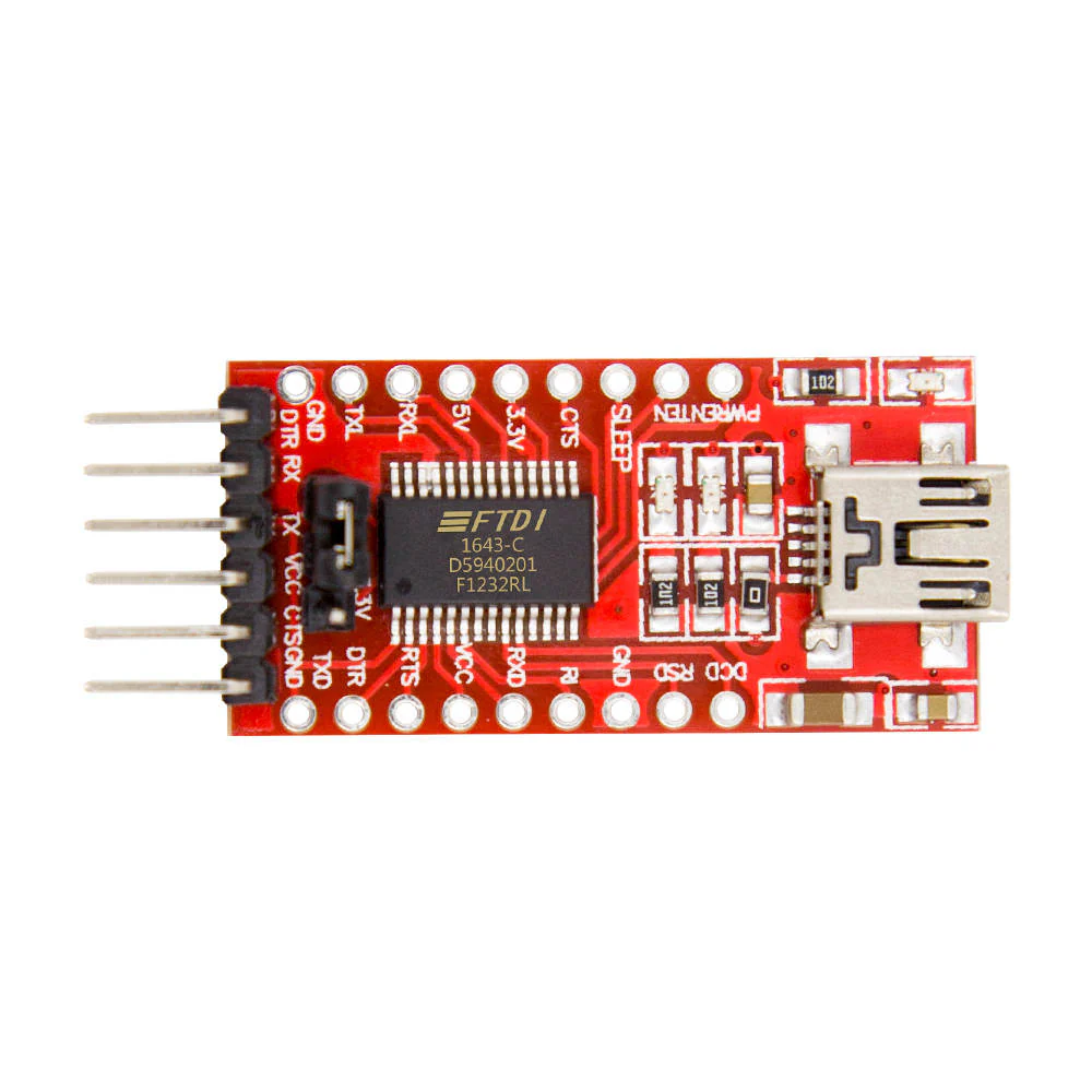 FT232RL Mini USB to TTL Serial Converter 2-Pack 3.3V/5V for Arduino & Raspberry Pi - Image 4