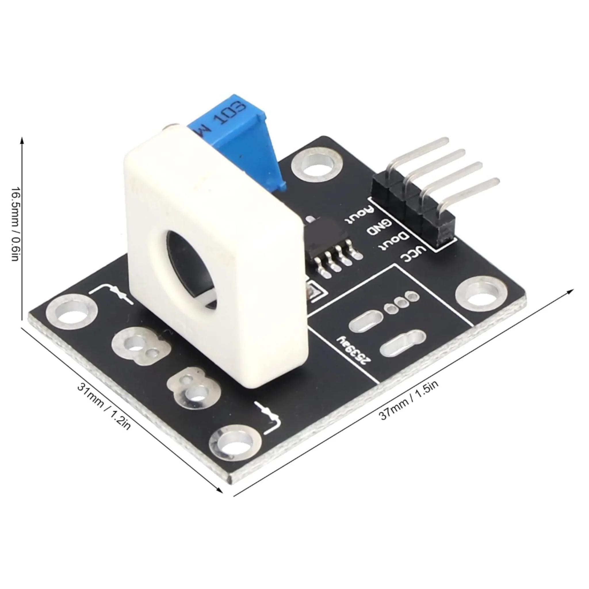 WCS1700 70A Hall-Effect Current Sensor Module with Overcurrent Detection - Image 2